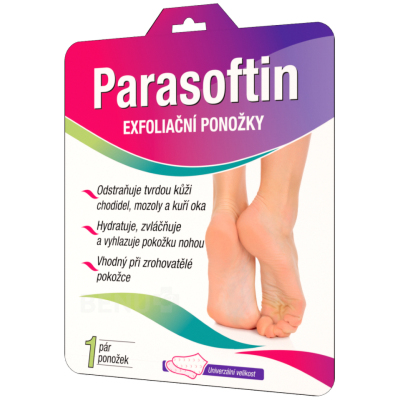 Exfoliační ponožky Parasoftin, 1 pár
