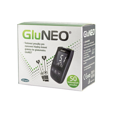 Testovací proužky do glukometru GluNeo, 50 ks