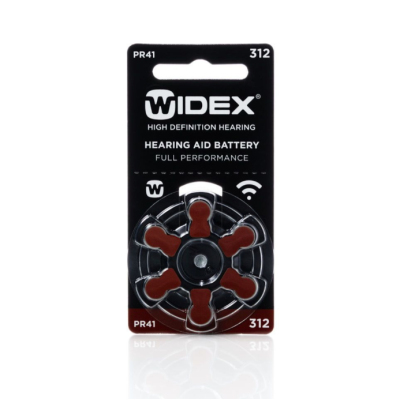 Baterie do naslouchadel Widex 312, 6 ks