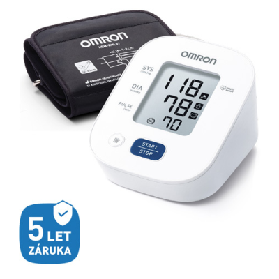 Tonometr Omron M2+,  + 5 let záruka