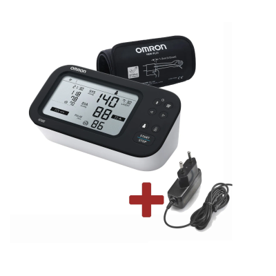 Tonometr Omron M7 Intelli IT AFib + síť. zdroj + 5 let...