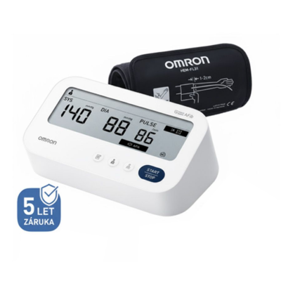 Tonometr Omron M3 Comfort AFib s Intelli manžetou + 5 let záruka